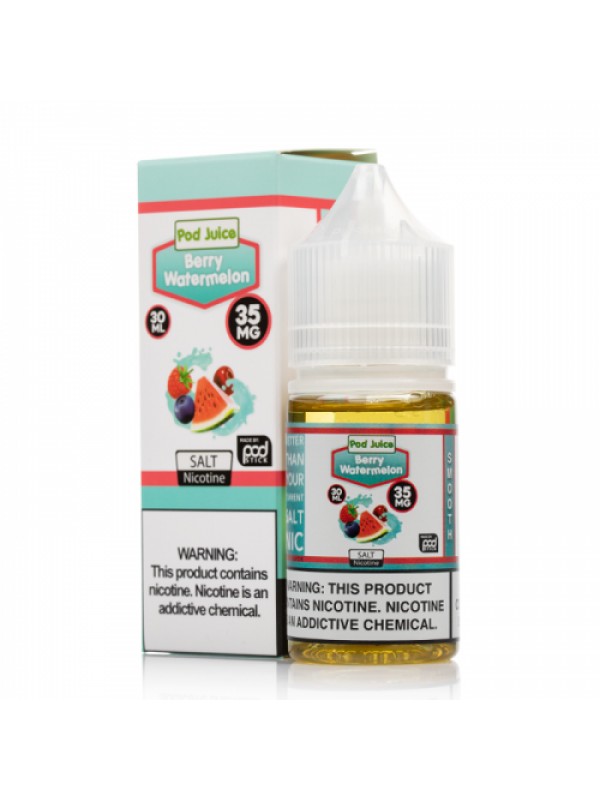 Pod Juice Berry Watermelon 30ml Nic Salt Vape Juic...