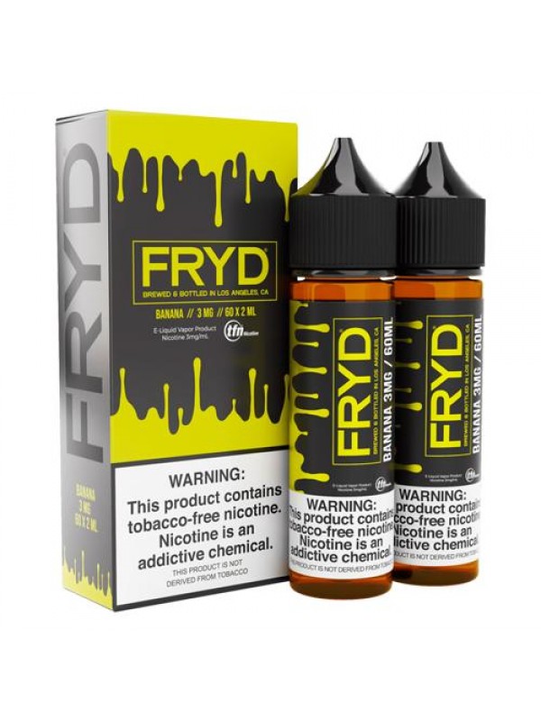 FRYD Twin Pack Banana 2x 60ml TF Vape Juice