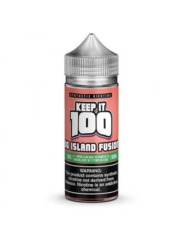 OG Island Fusion 100ml Synthetic Nicotine Vape Jui...
