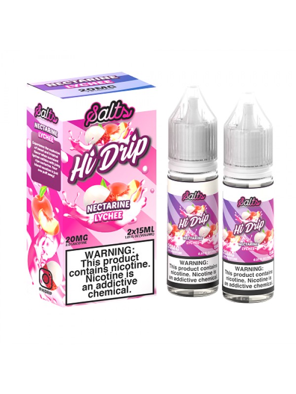 Nectarine Lychee 2x 15ml Nic Salt Vape Juice - Hi ...