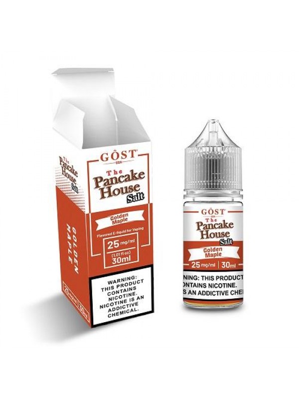 Golden Maple 30ml Nic Salt Vape Juice - Pancake Ho...