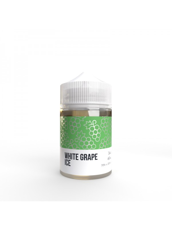 Ice Series White Grape 60ml Vape Juice - Saucy