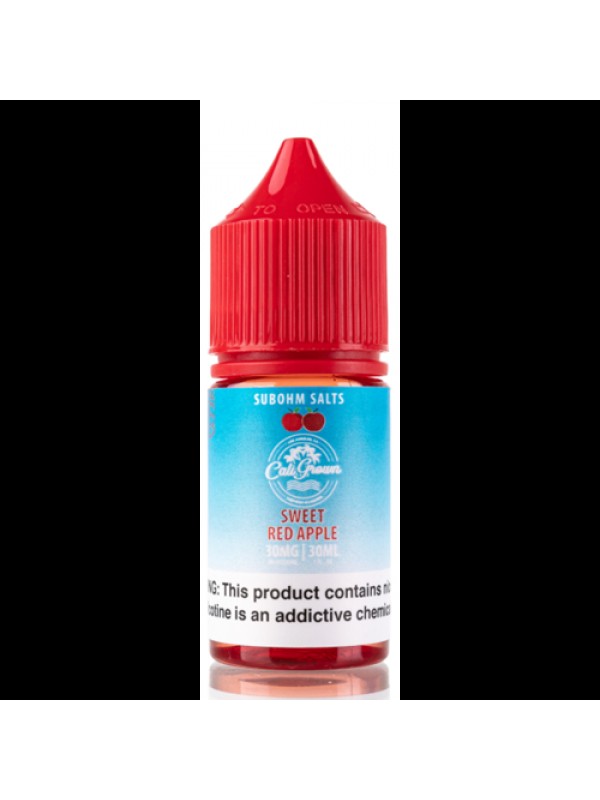 Sweet Red Apple 30ml Nic Salt Vape Juice - Califor...