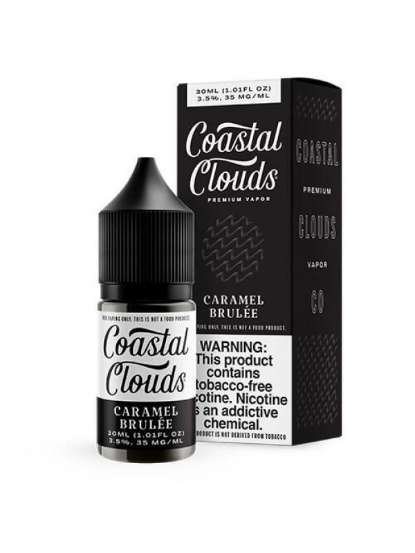 Coastal Clouds Caramel Brulee 30ml TF Nic Salt Vap...