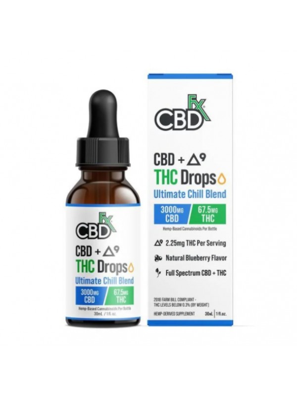 CBDfx Delta 9 + CBD Ultimate Chill Blend Tincture