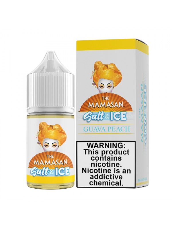 Guava Peach Ice 30ml Nic Salt Vape Juice - Mamasan
