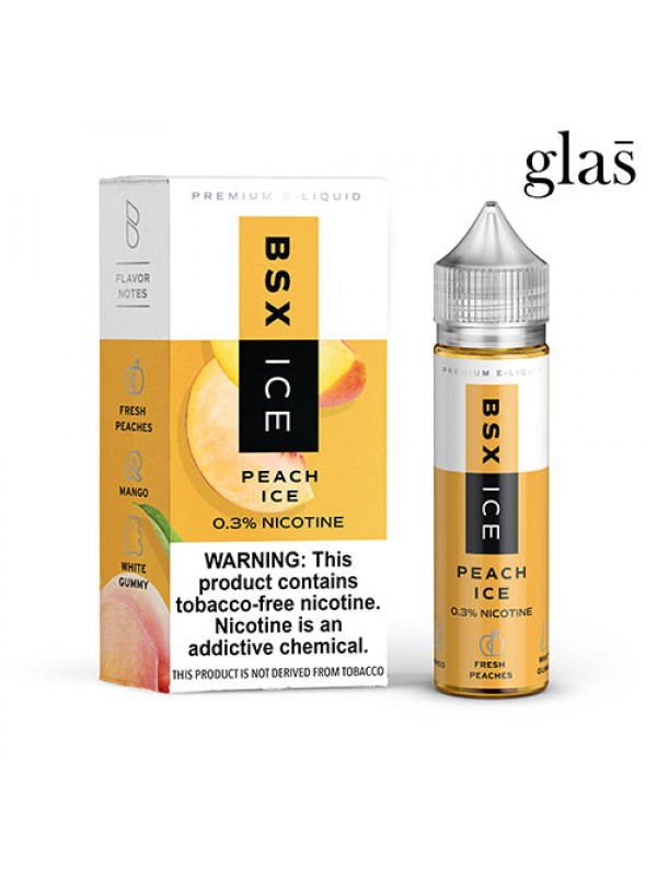 GLAS BSX Peach Ice 60ml TF Vape Juice