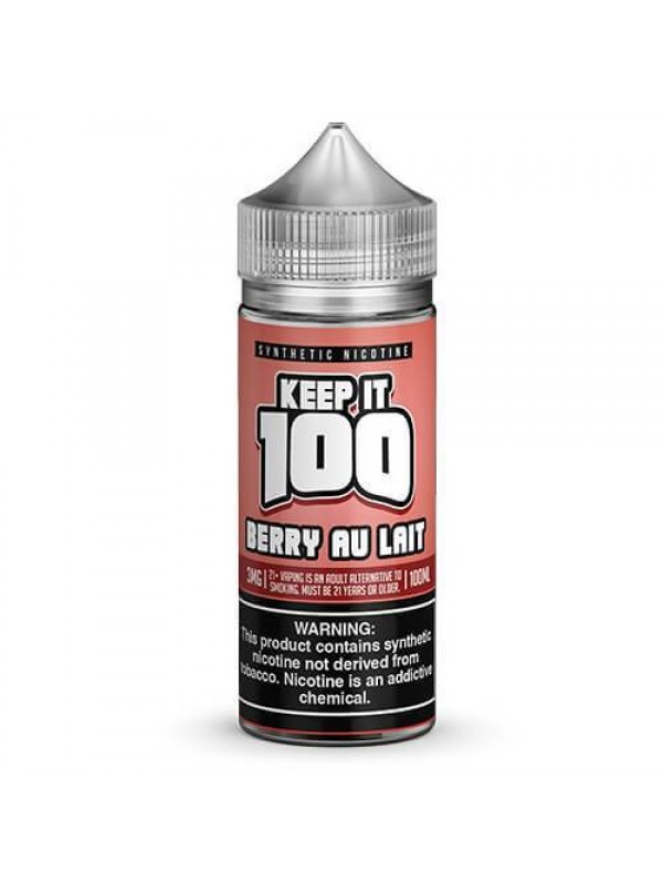 Berry Au Lait 100ml Synthetic Nicotine Vape Juice ...