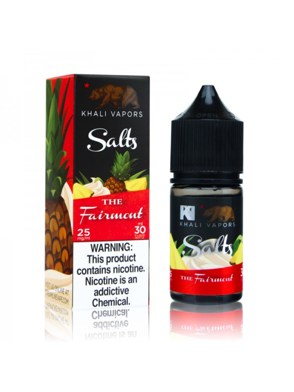 Khali Vapors Salts The Fairmont 30ml Nic Salt Vape...