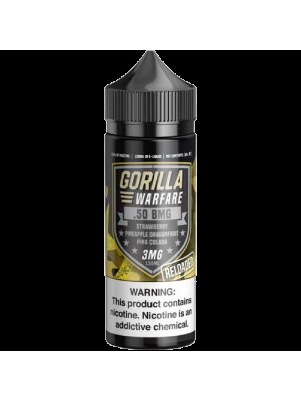.50 BMG Reloaded 120ml Vape Juice - Gorilla Warfar...