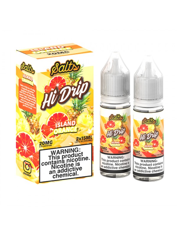Island Orange 2x 15ml Nic Salt Vape Juice - Hi Dri...