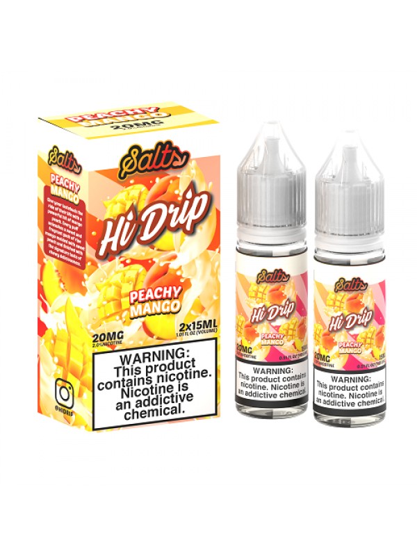 Peachy Mango 2x 15ml Nic Salt Vape Juice - Hi Drip