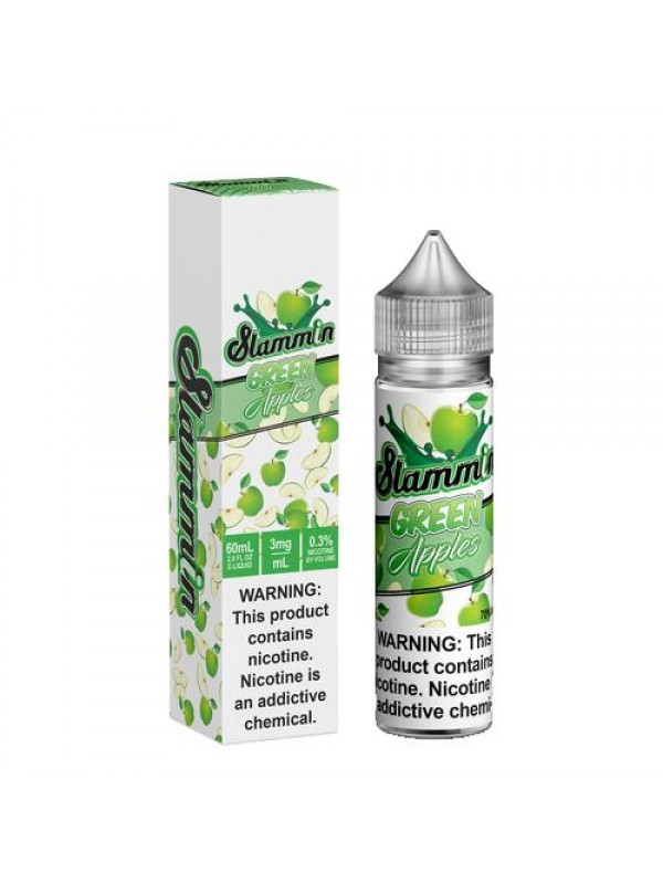 Slammin Green Apples 60ml Vape Juice