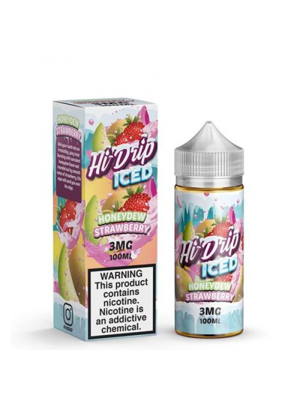 Hi-Drip Honeydew Strawberry Iced 100ml Vape Juice