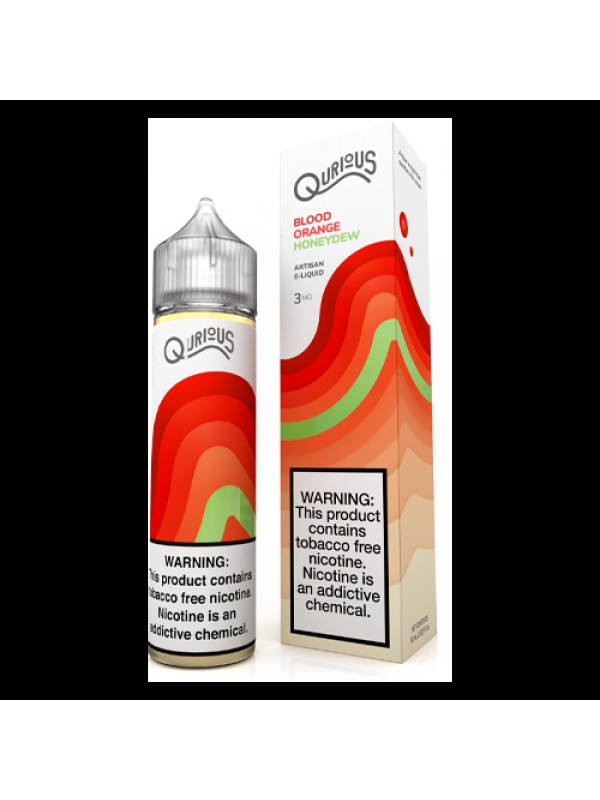 Qurious Blood Orange Honeydew 60ml Synthetic Nicot...