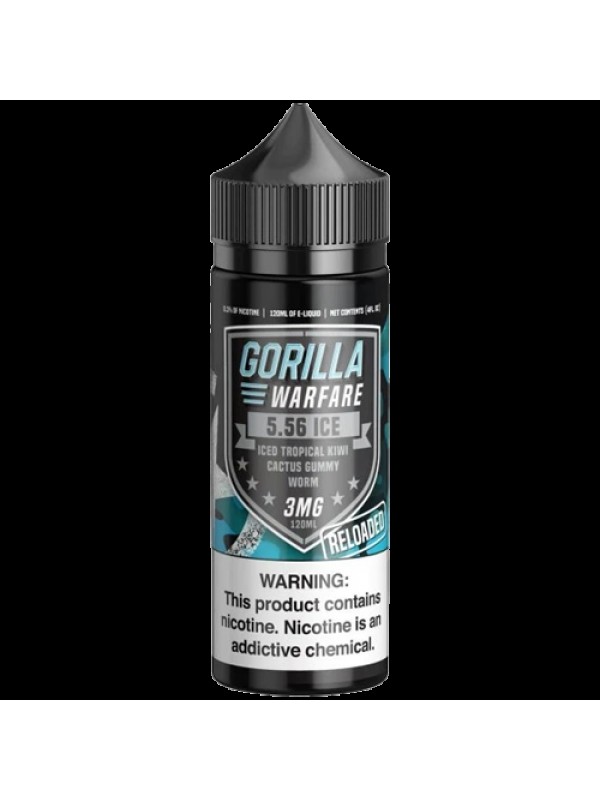 5.56 Iced Reloaded 120ml Vape Juice - Gorilla Warf...