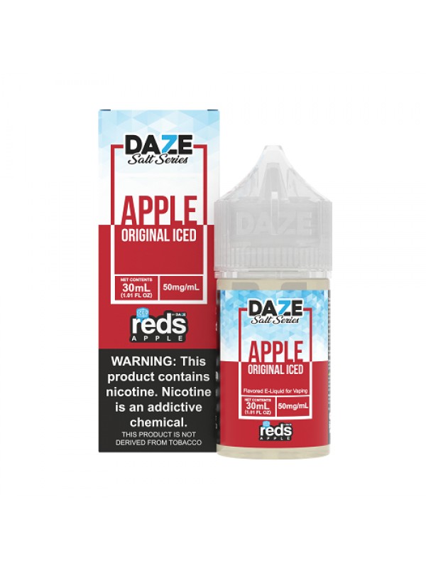 Original ICED 30ml TF Nic Salt Vape Juice - Red...