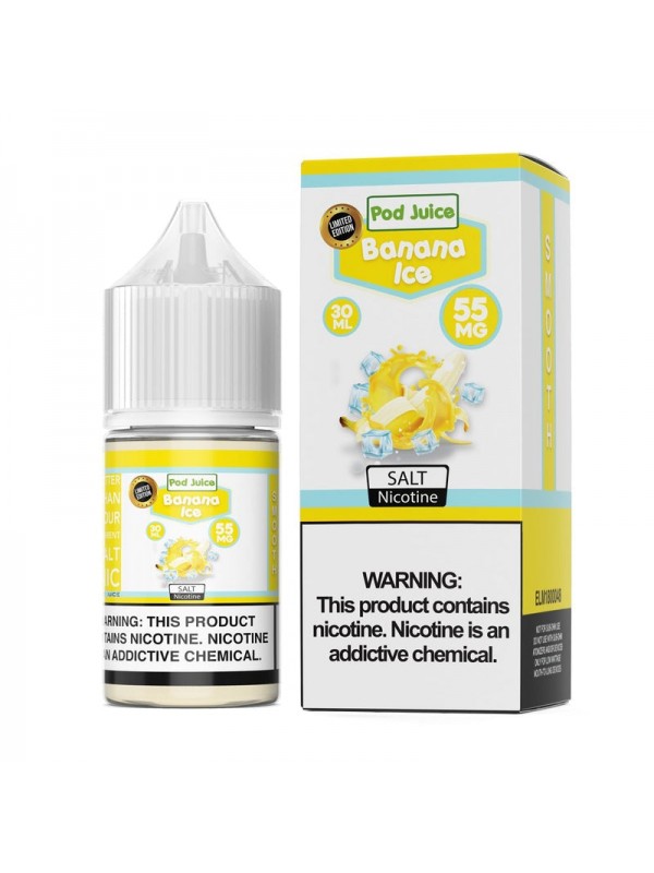 Pod Juice Banana Ice TF 30ml Nic Salt Vape Juice