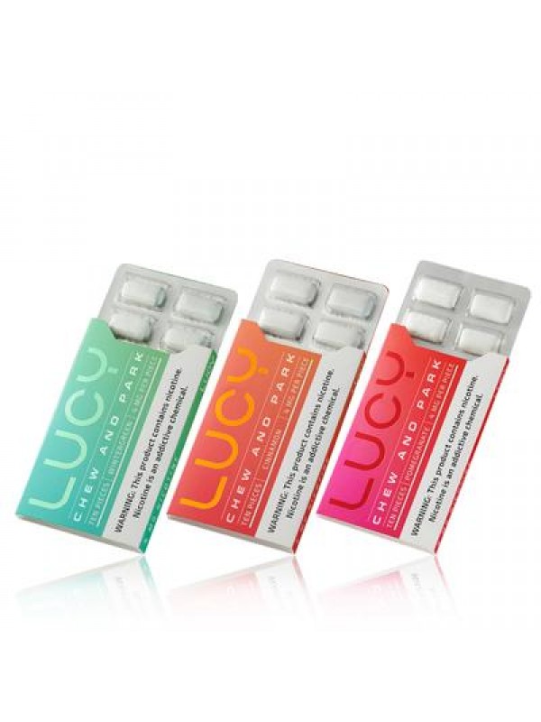 LUCY Nicotine Gum - Variety Pack Bundle (3 Pack)