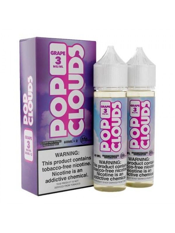 Pop Clouds Grape 2x60ml TF Vape Juice