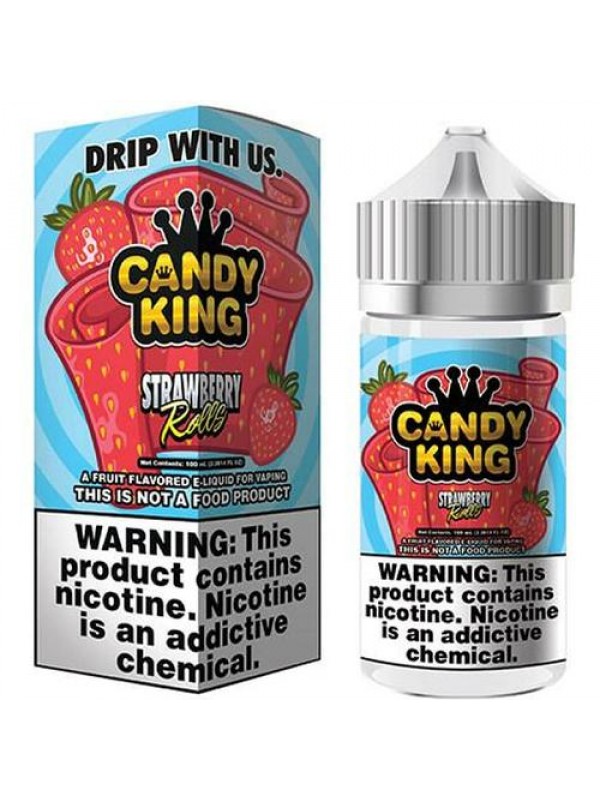 Candy King Strawberry Rolls Synthetic Nicotine 100...