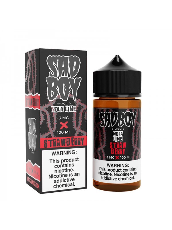 Sadboy Strawberry Nola 100ml Vape Juice