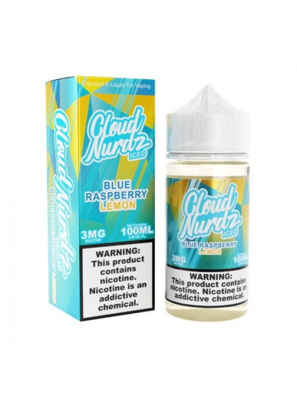 Iced Blue Raspberry Lemon 100ml Vape Juice - Cloud...
