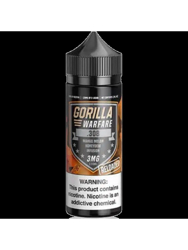 .308 Reloaded 120ml Vape Juice - Gorilla Warfare