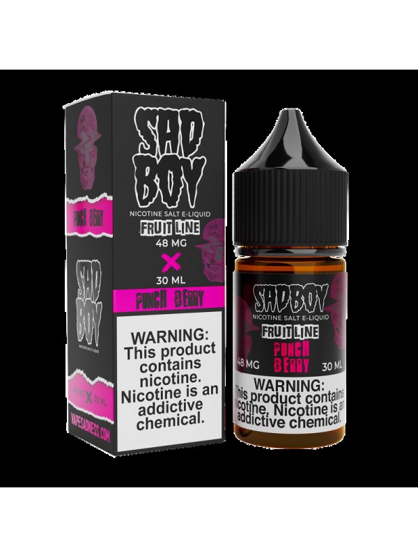 Sadboy Salts Punch Berry 30ml Nic Salt Vape Juice