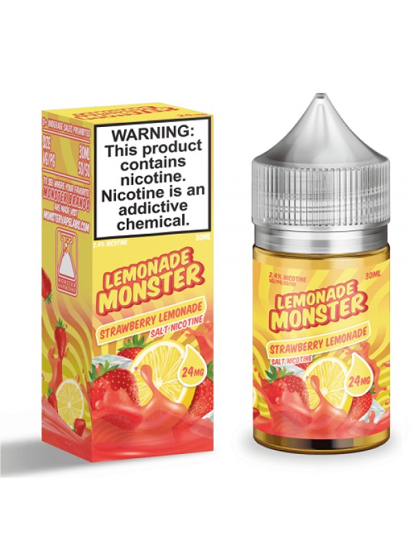 Strawberry Lemonade 30ml Nic Salt Vape Juice - Lem...