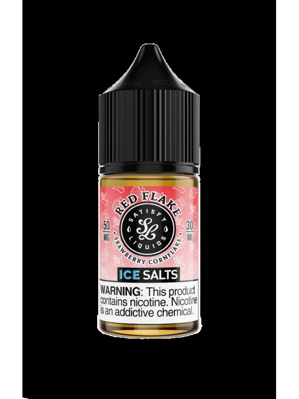 Satisfy E-Liquids Red Flake On Ice 30ml Nic Salt V...