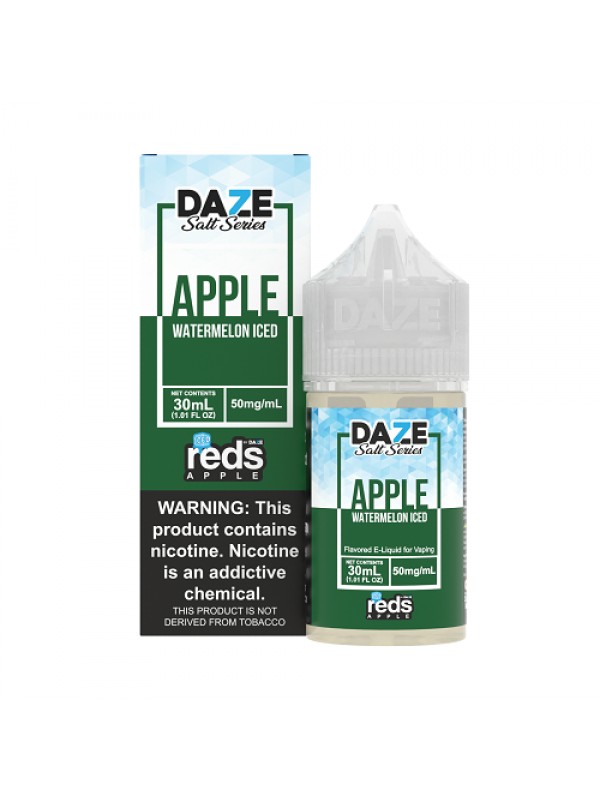 Watermelon ICED 30ml TF Nic Salt Vape Juice - Red&...