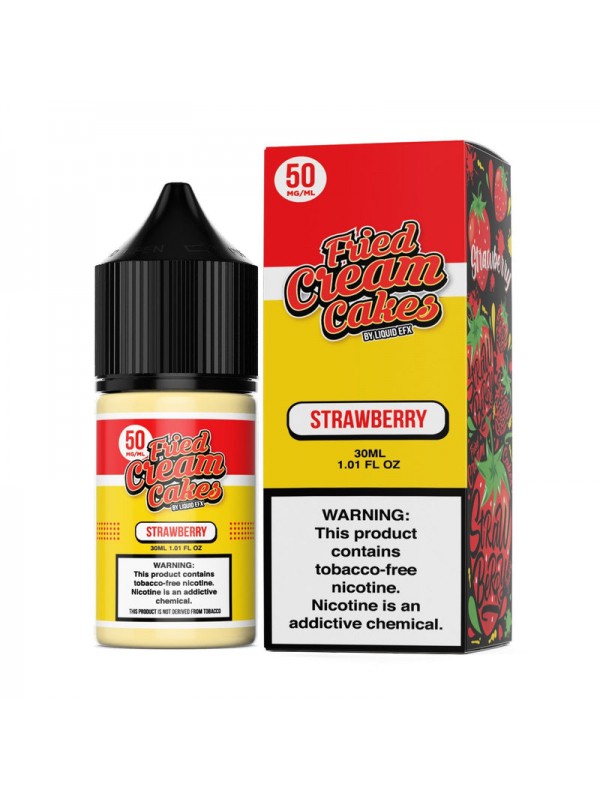Fried Cream Cakes Strawberry 30ml Nic Salt Vape Ju...