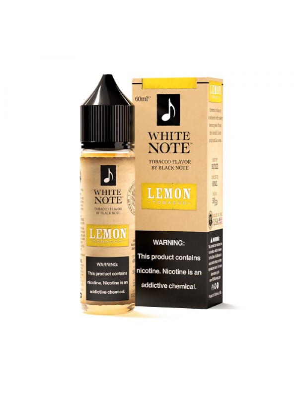 Lemon Tobacco 60ml Vape Juice - White Note
