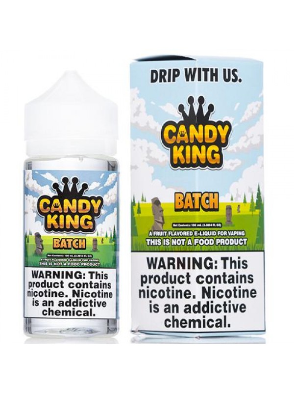 Candy King Batch Synthetic Nicotine 100ml Vape Jui...