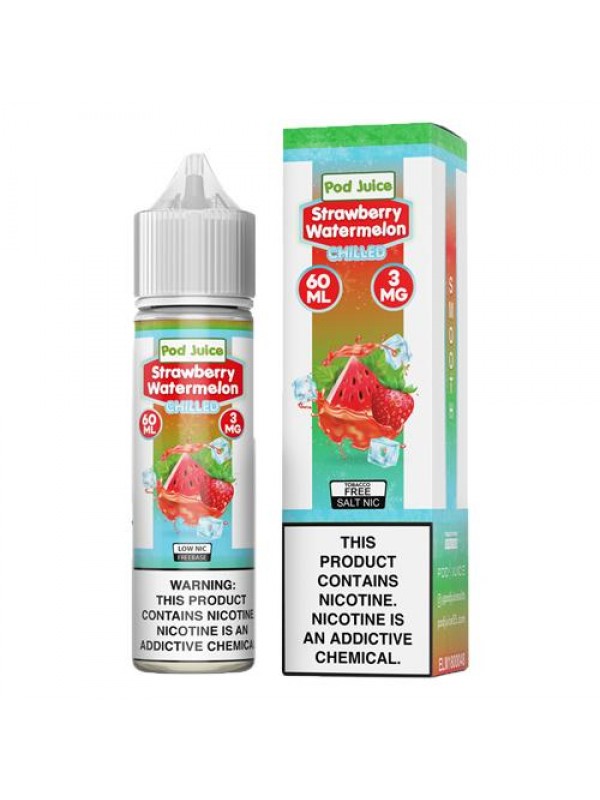 Pod Juice Strawberry Watermelon Chilled 60ml Vape ...