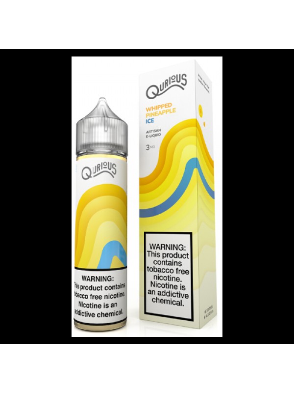 Qurious Whipped Pineapple Ice 60ml Synthetic Nicot...