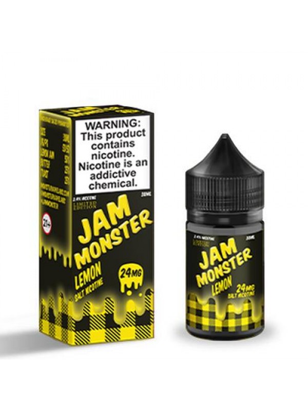 Jam Monster Salts Lemon 30ml Nic Salt Vape Juice