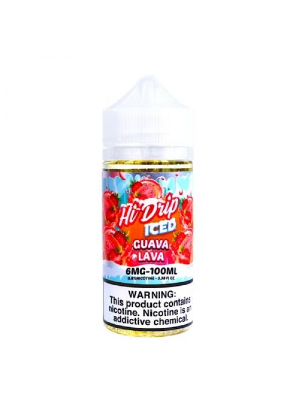 Hi-Drip Iced 100ml Guava Lava Vape Juice
