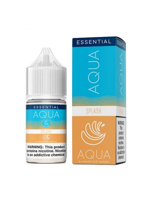 Splash 30ml TF Nic Salt Vape Juice - Aqua Essentia...