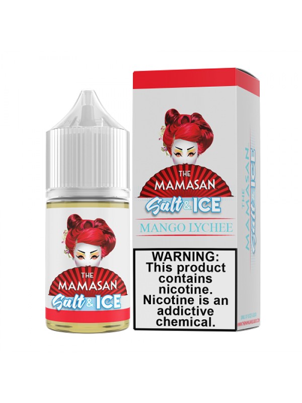 Mango Lychee Ice 30ml Nic Salt Vape Juice - Mamasa...