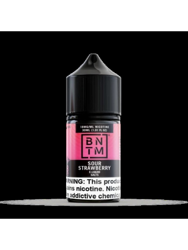 Sour Strawberry 30ml Nic Salt Vape Juice - Bantam