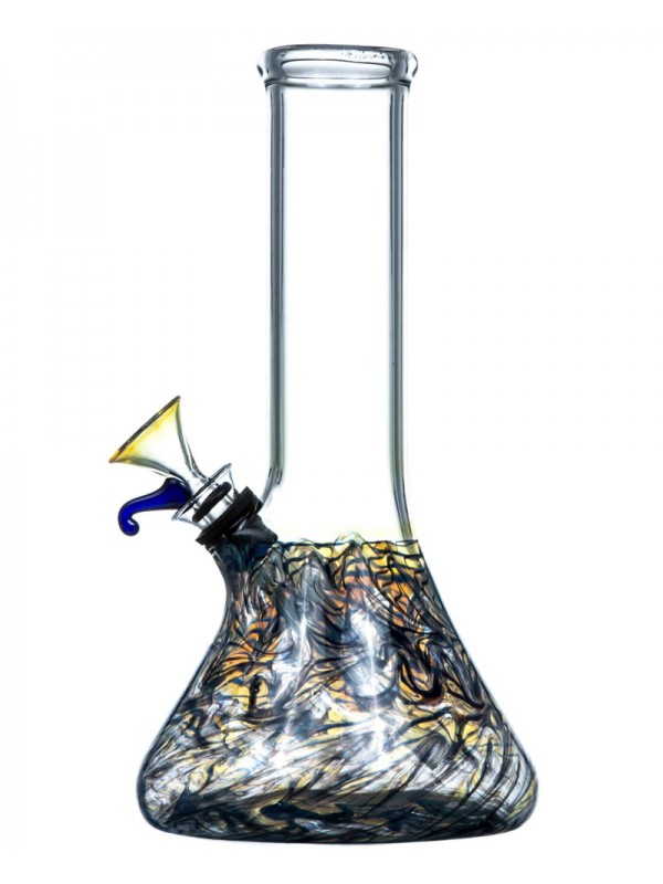 8" Raked Beaker Water Pipe
