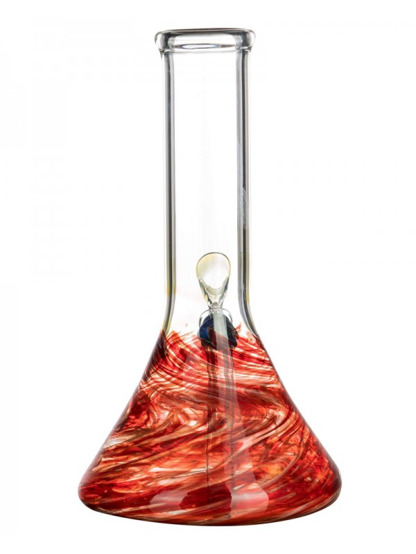 8" Raked Beaker Water Pipe