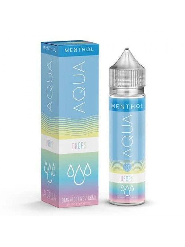 Aqua Synthetic Nicotine Drops Menthol 60ml Vape Ju...