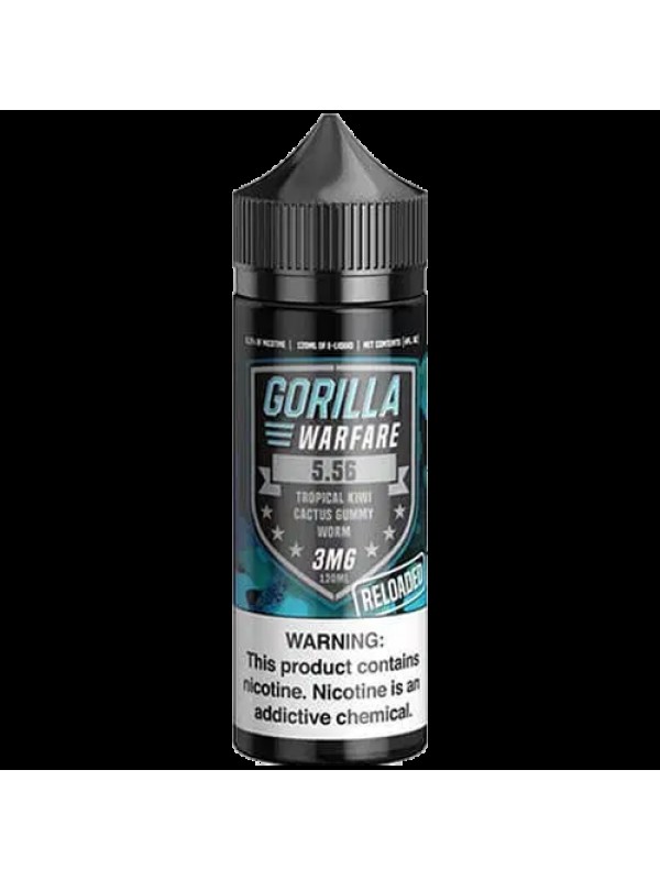 5.56 Reloaded 120ml Vape Juice - Gorilla Warfare