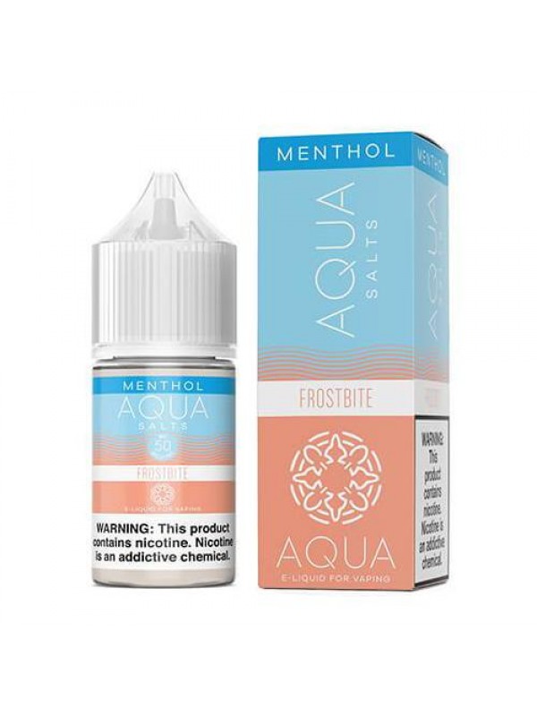 Aqua Synthetic Nicotine Frostbite 30ml Nic Salt Va...