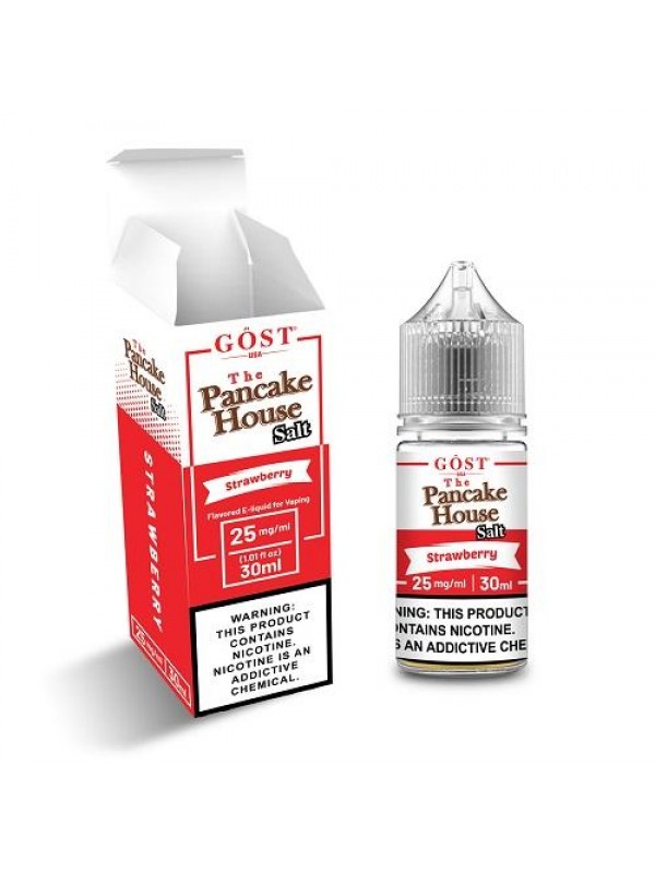 Strawberry 30ml Nic Salt Vape Juice - Pancake Hous...
